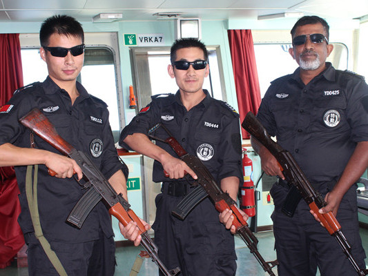 銀盾集團(tuán)海保隊(duì)員海上訓(xùn)練