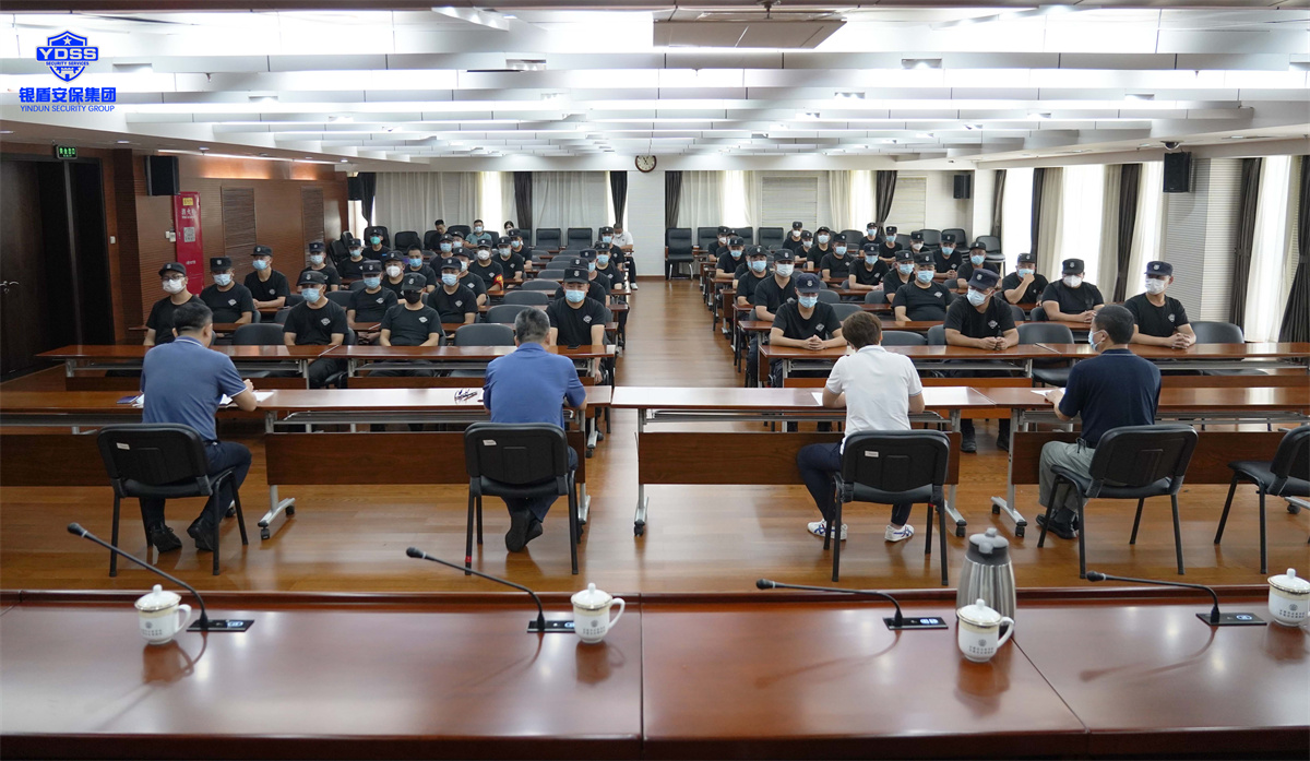 全國農(nóng)業(yè)展覽館保衛(wèi)處召開保安隊上半年工作總結(jié)會議 北京銀盾保安服務(wù)公司農(nóng)展館總結(jié)會