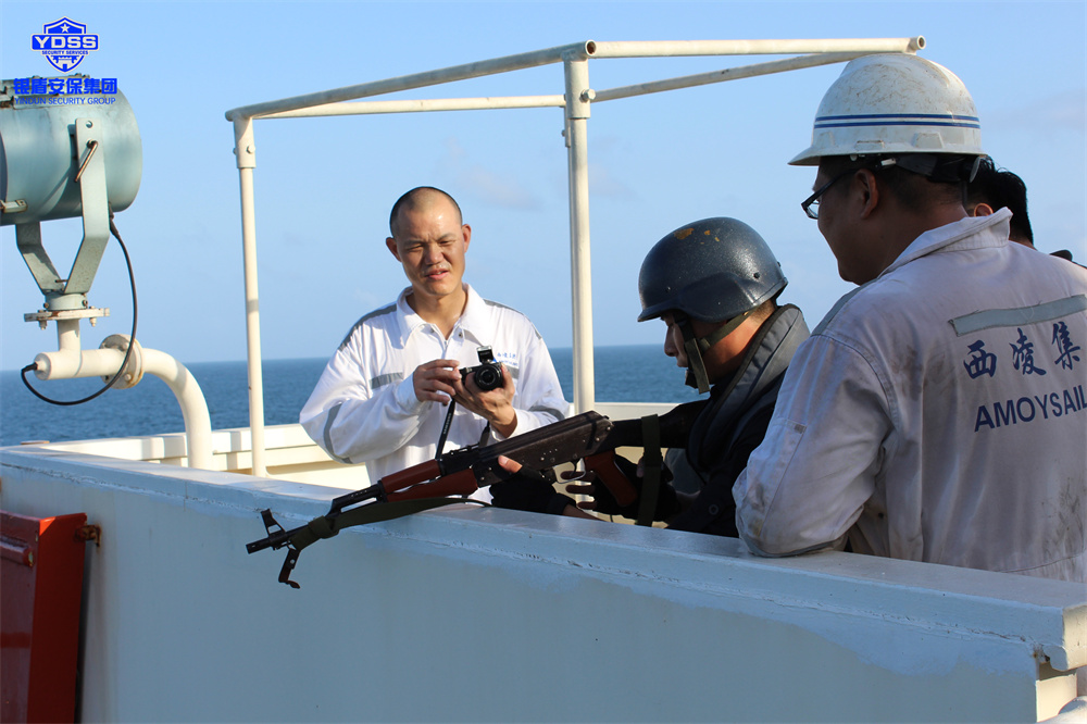 銀盾安保集團(tuán)海外安保海保隊(duì)員船舶護(hù)航任務(wù)訓(xùn)練