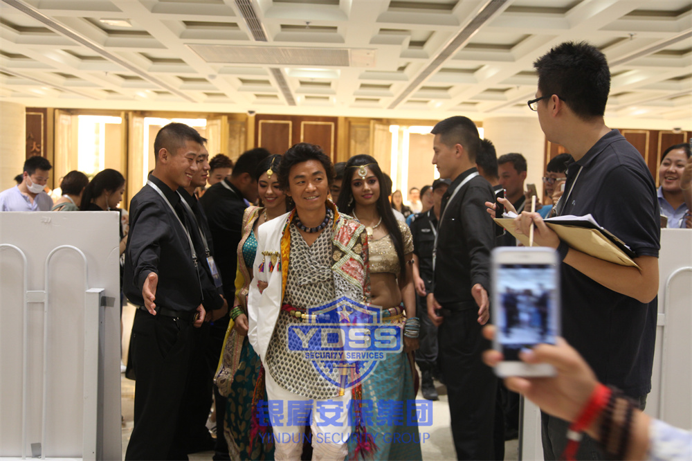 銀盾安保公司特勤人員為中國(guó)著名男演員國(guó)際影帝提供安全隨衛(wèi)服務(wù)