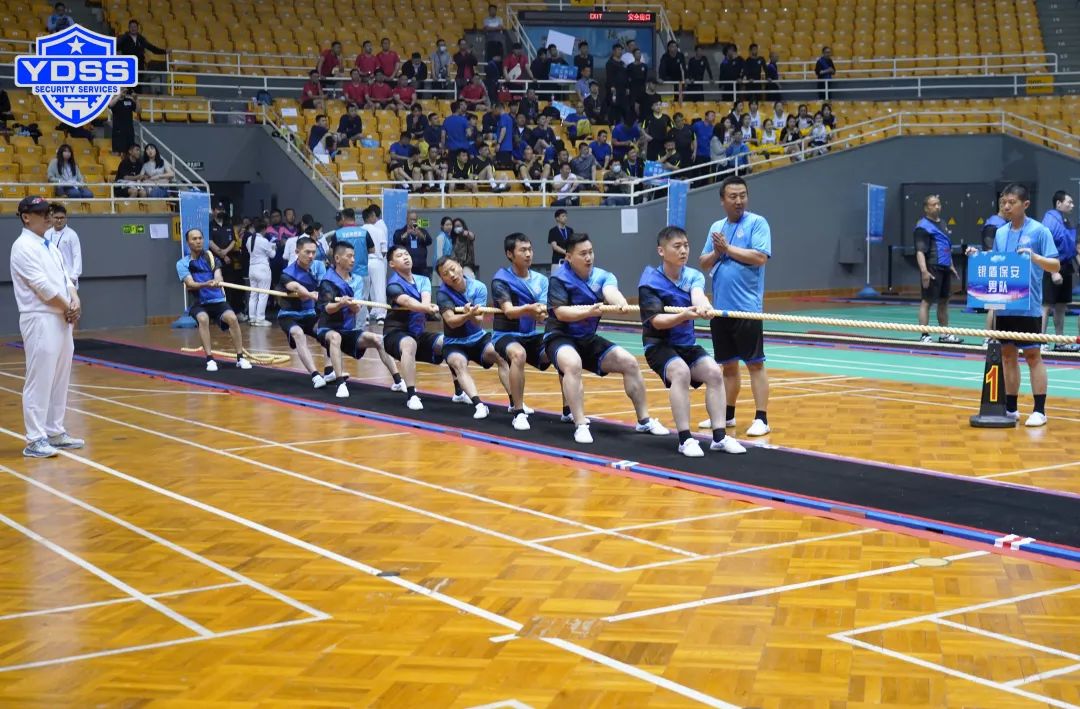 北京銀盾保安服務(wù)公司參見2023年首都職工拔河比賽
